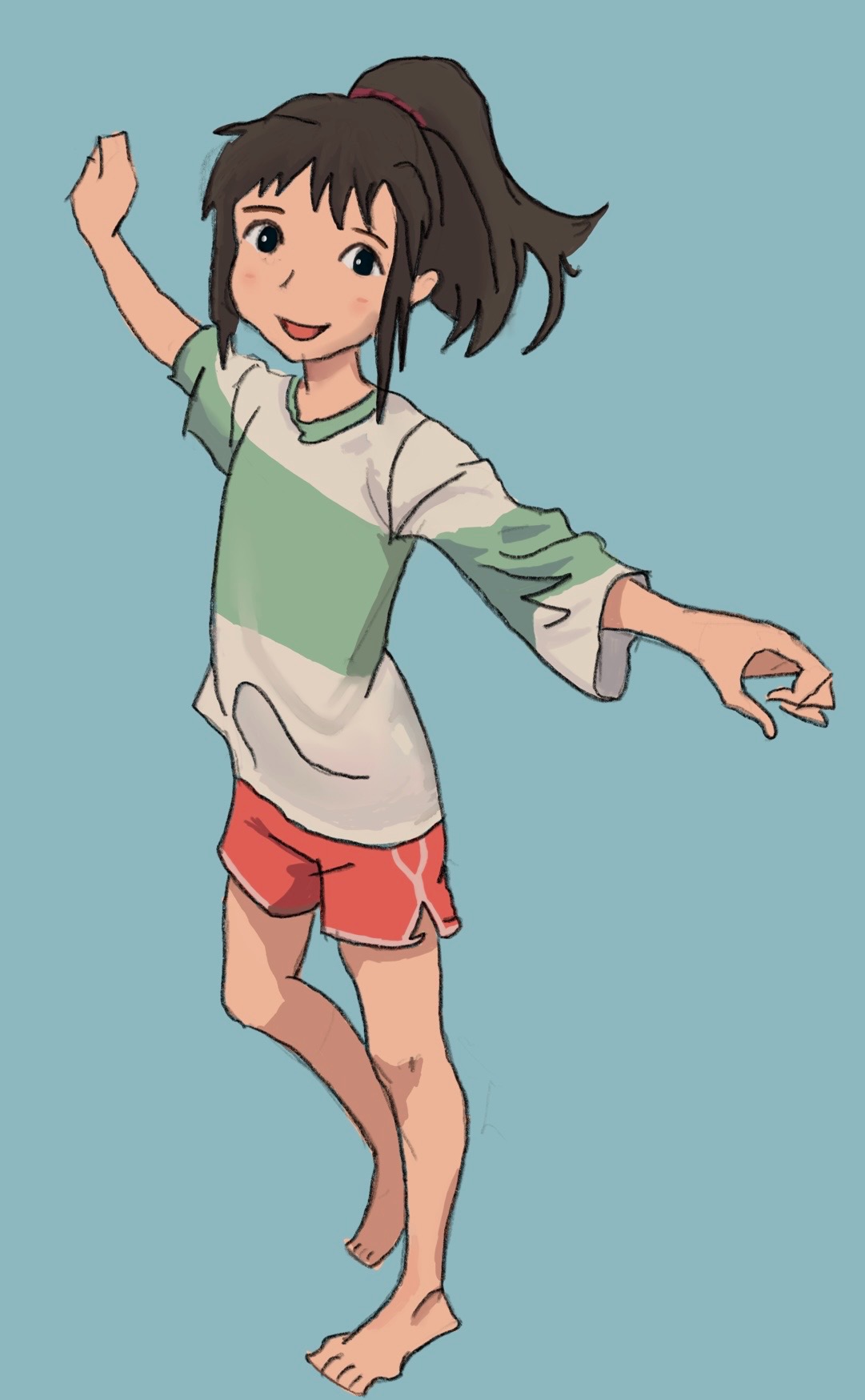 A detailed character sketch.