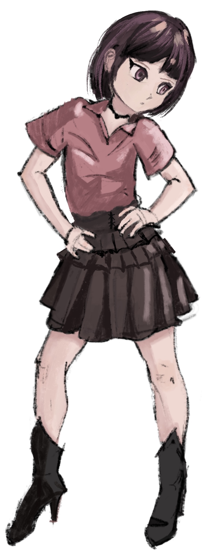 Anime Style Figure drawing and pose modeling by Driti Virani.
